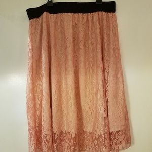 LuLaRoe Lace Jill Skirt